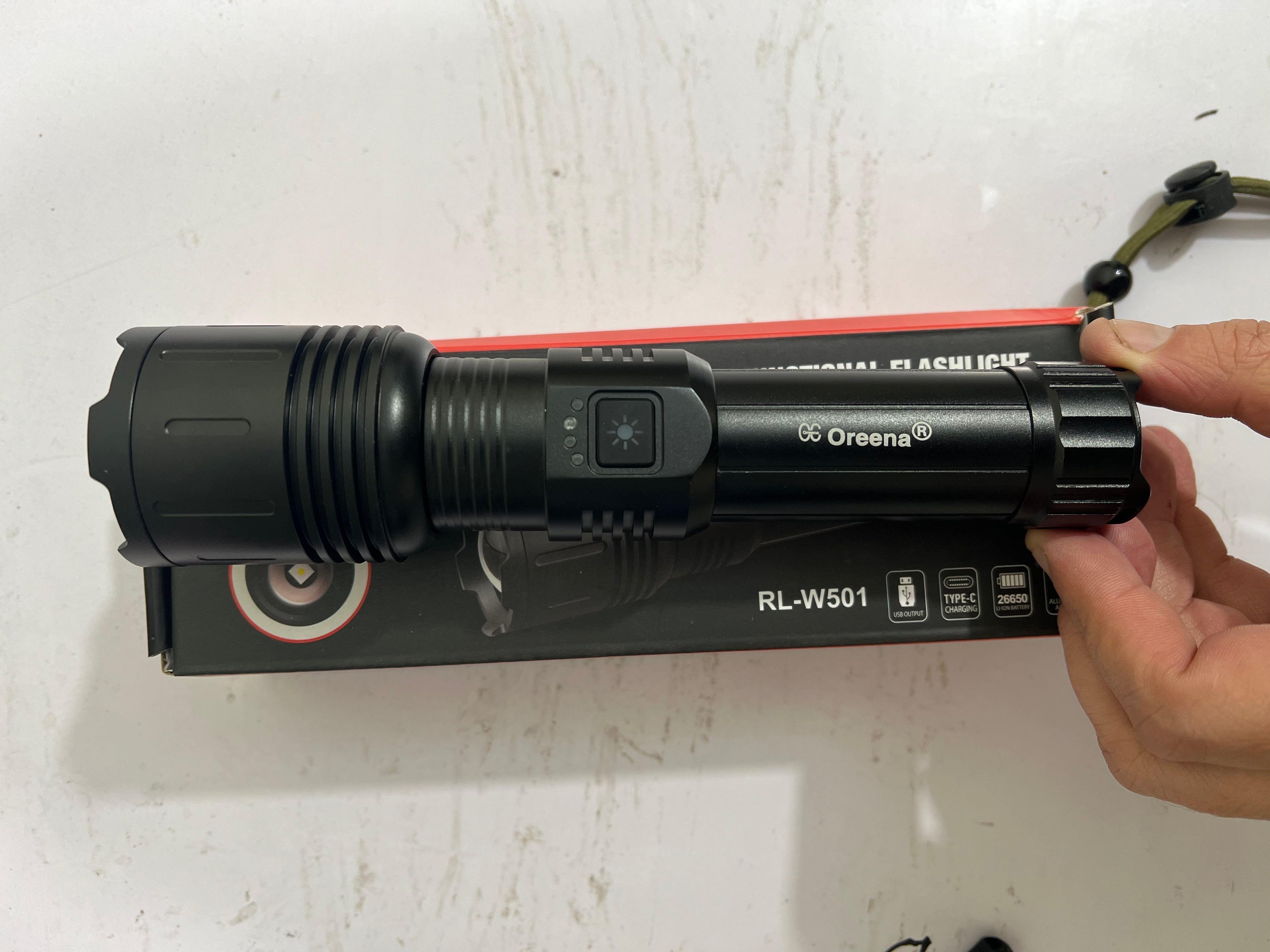 Original lot 1 km real range torch ( flash light)