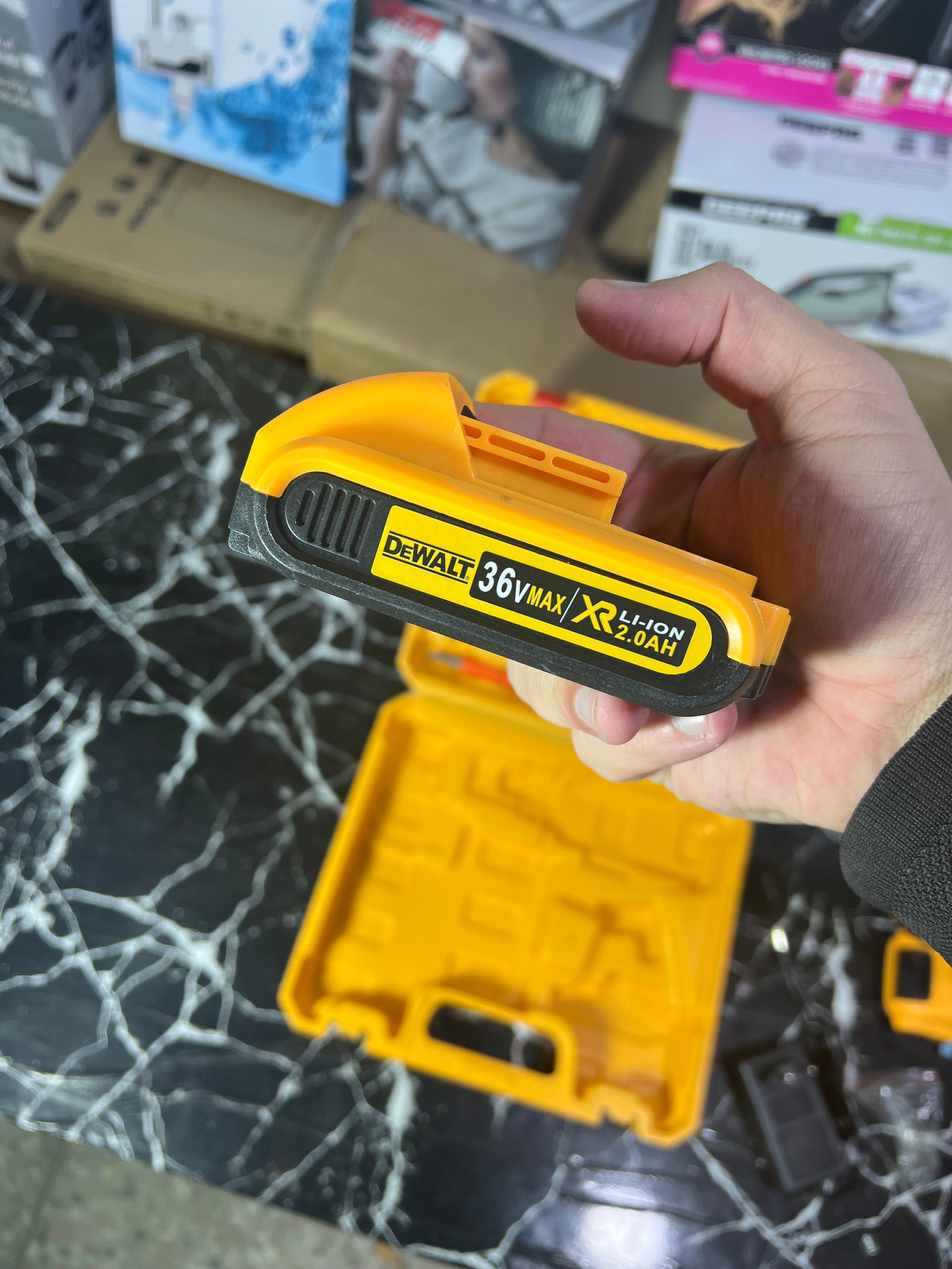 Dewalt 36v drill machine with toolkit set